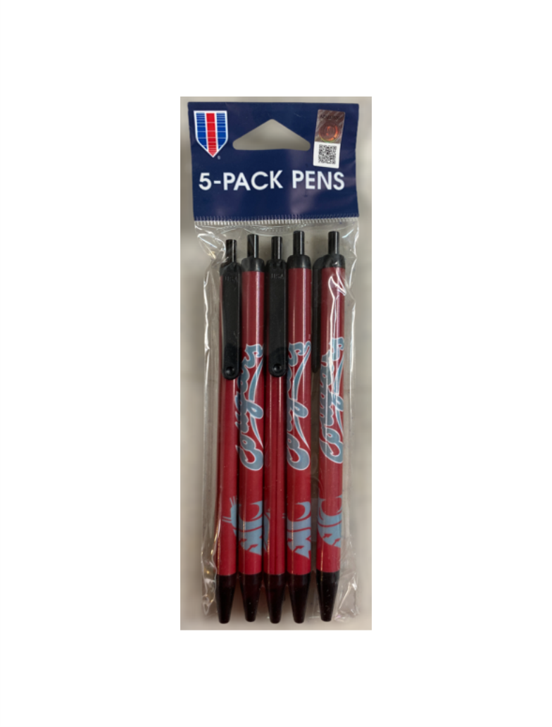 WSU 5 Pack Pens