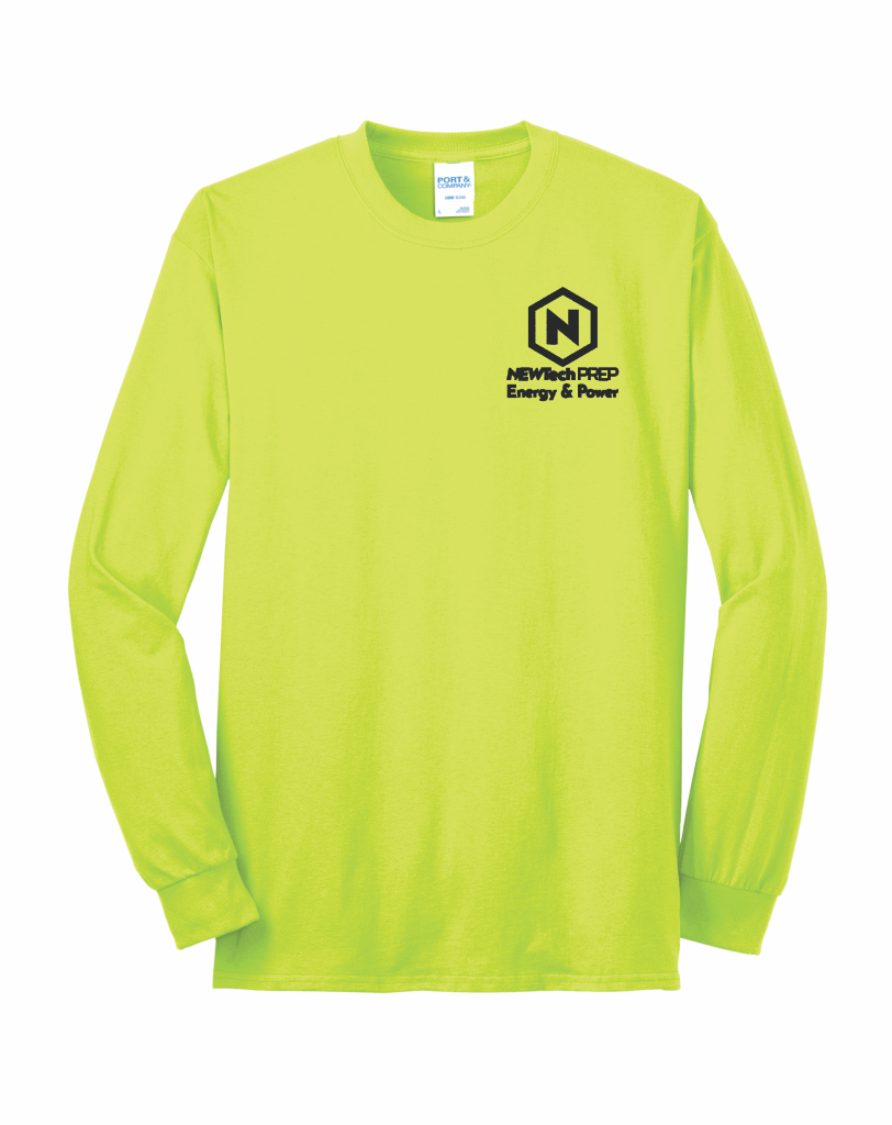 NEWTech PREP ENERGY & POWER Safety Green T-Shirts